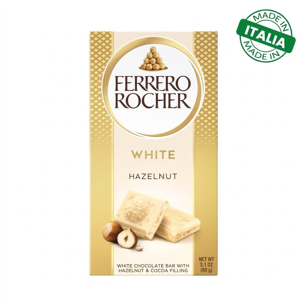 Ferrero, Rocher Tableta, 90g, Disx8, white